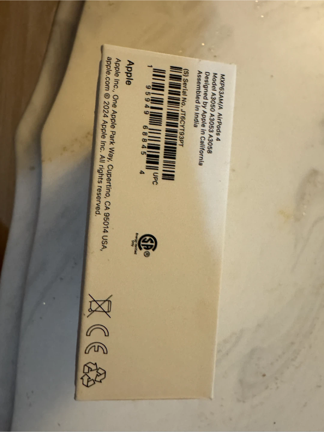 Apple AirPods 4 Wireless Earbuds sealed - photo 3