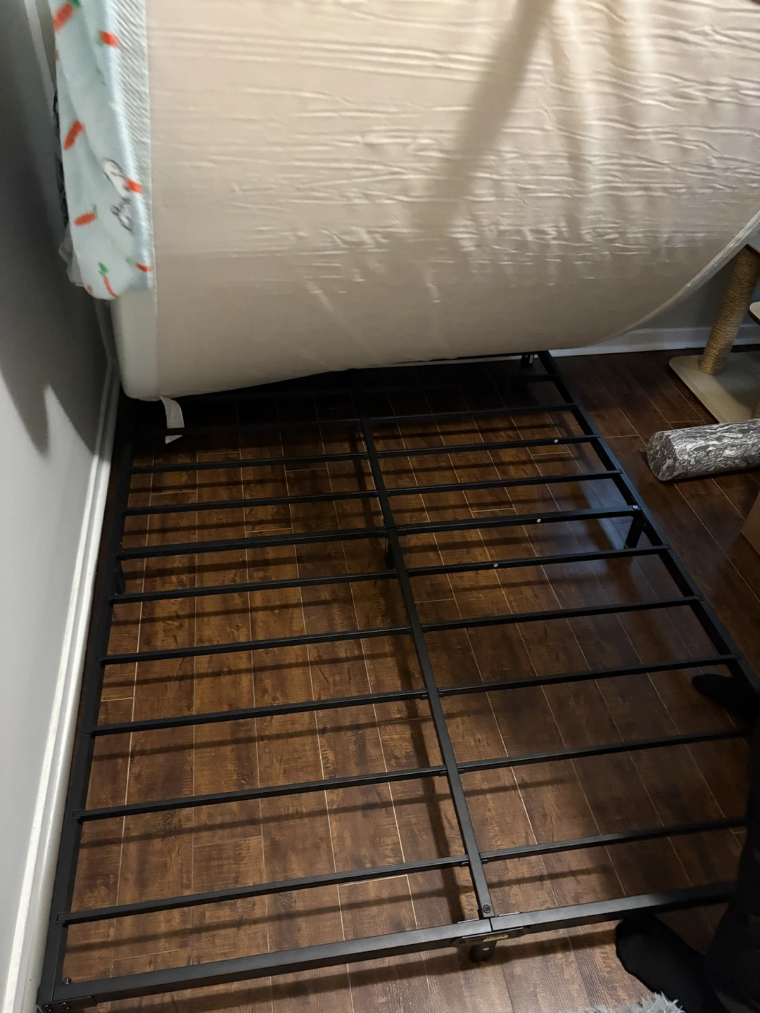 Double Black Metal Bed Frame