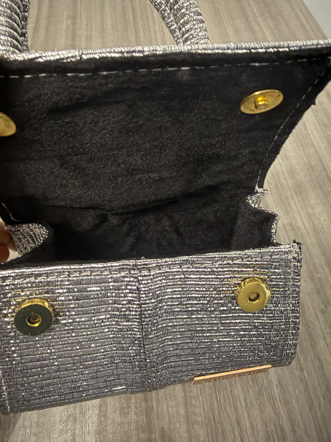 Sparkly Silver Mini Handbag - photo 4
