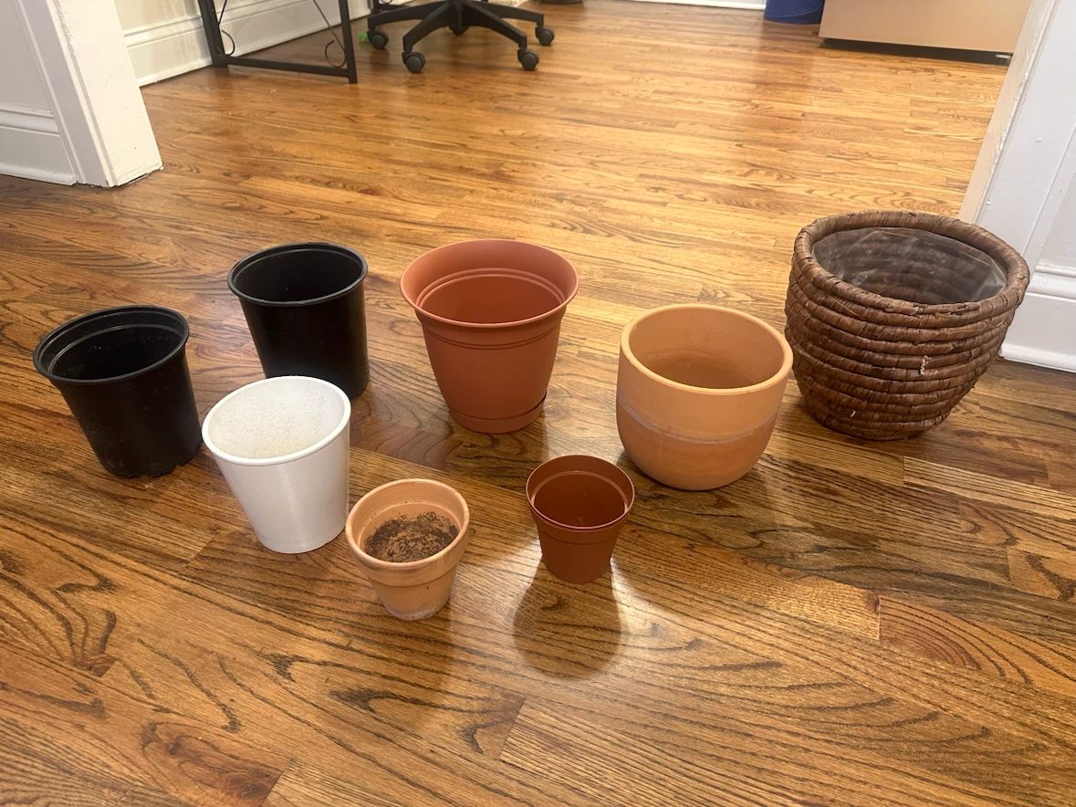 Assorted Plant Pots and Planter