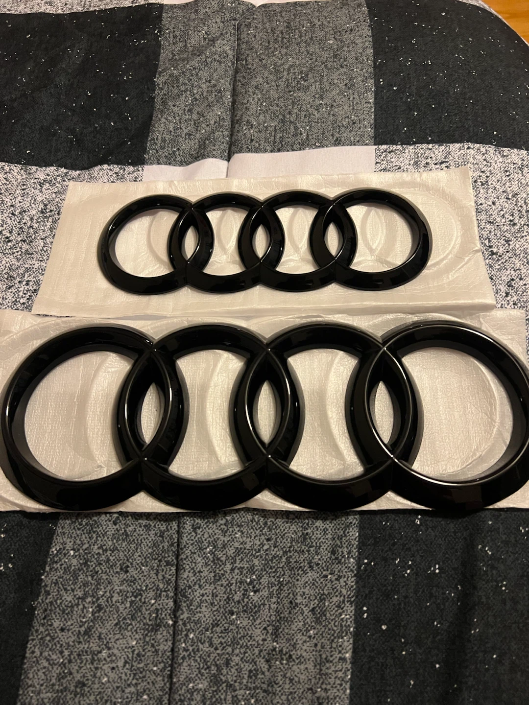 Audi Gloss Black Emblems