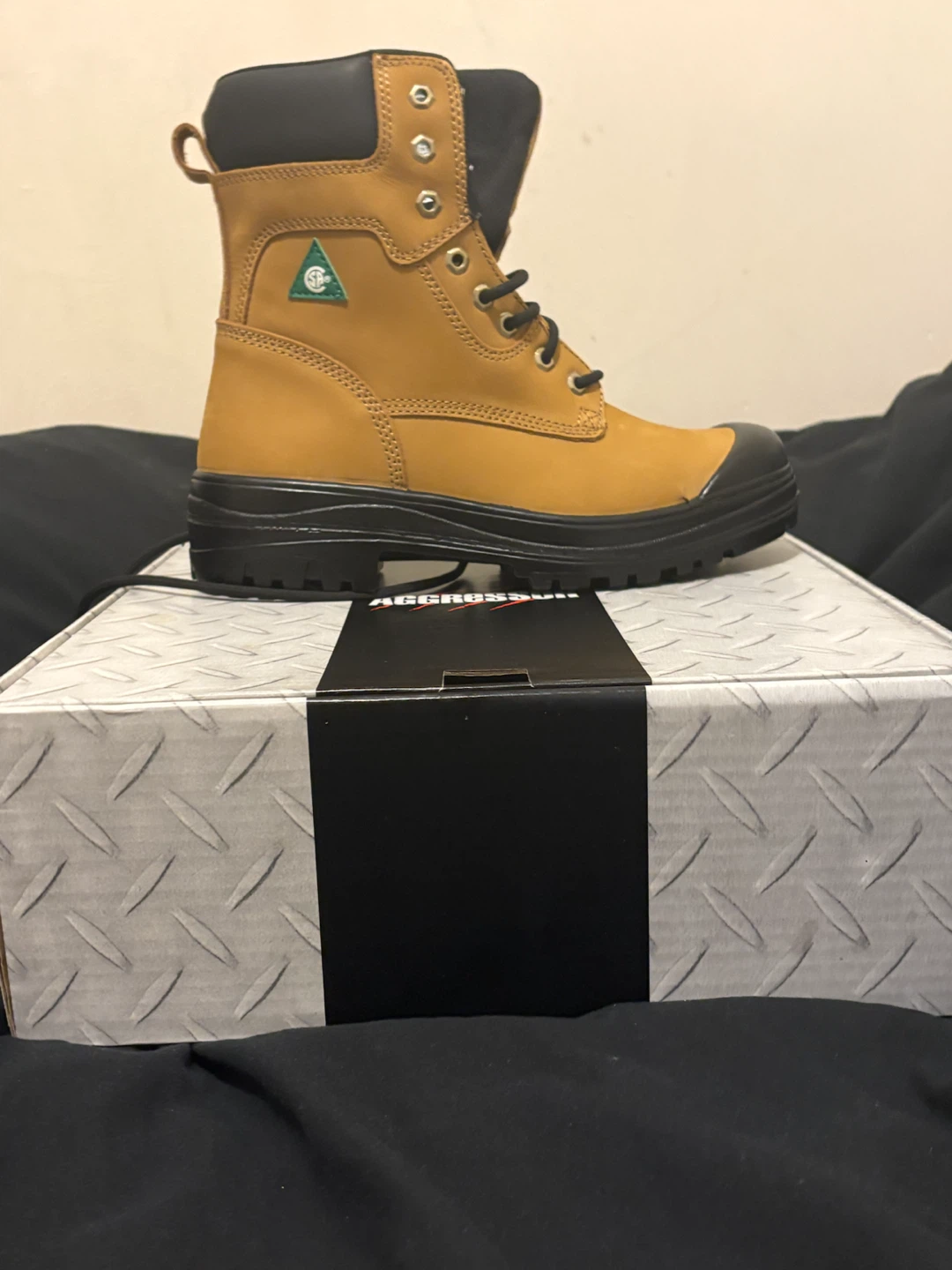 Aggressor Work Boots - Tan - photo 2