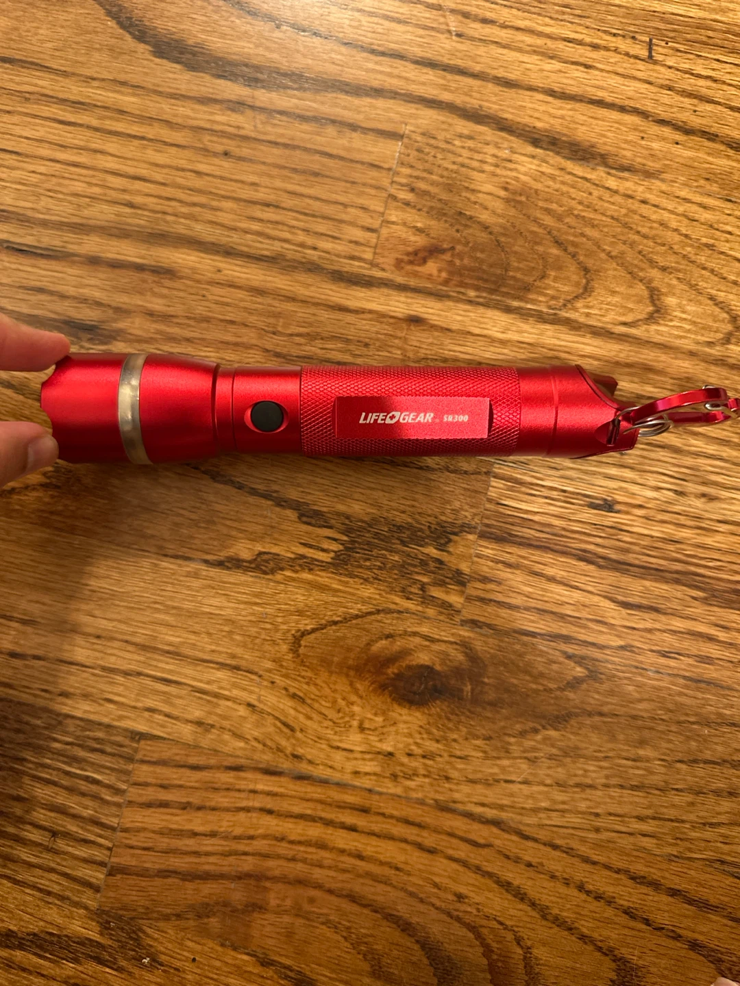 Red Aluminum LED Flashlight