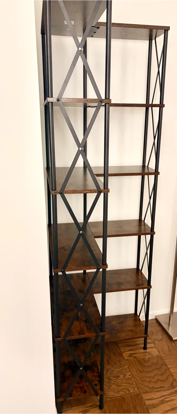 Industrial Corner Bookshelf - photo 2