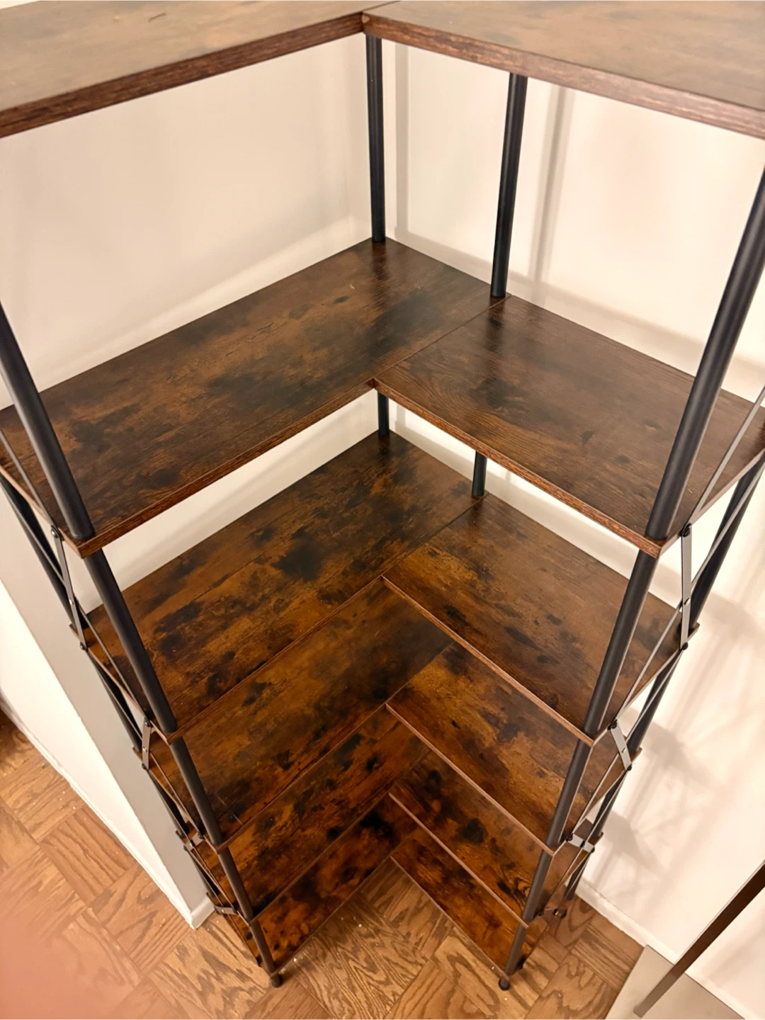Industrial Corner Bookshelf - photo 3