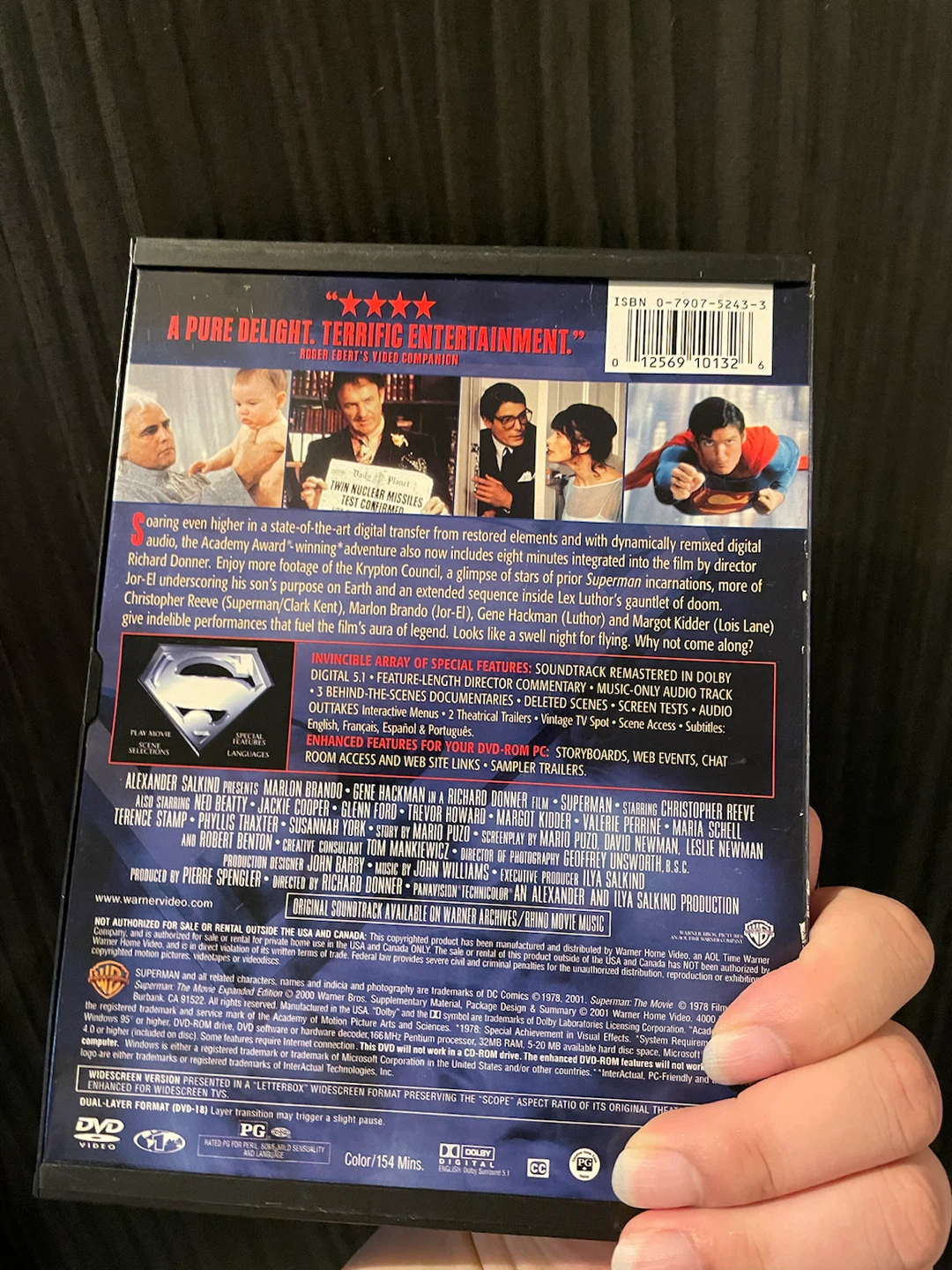 Superman: The Movie DVD - photo 2