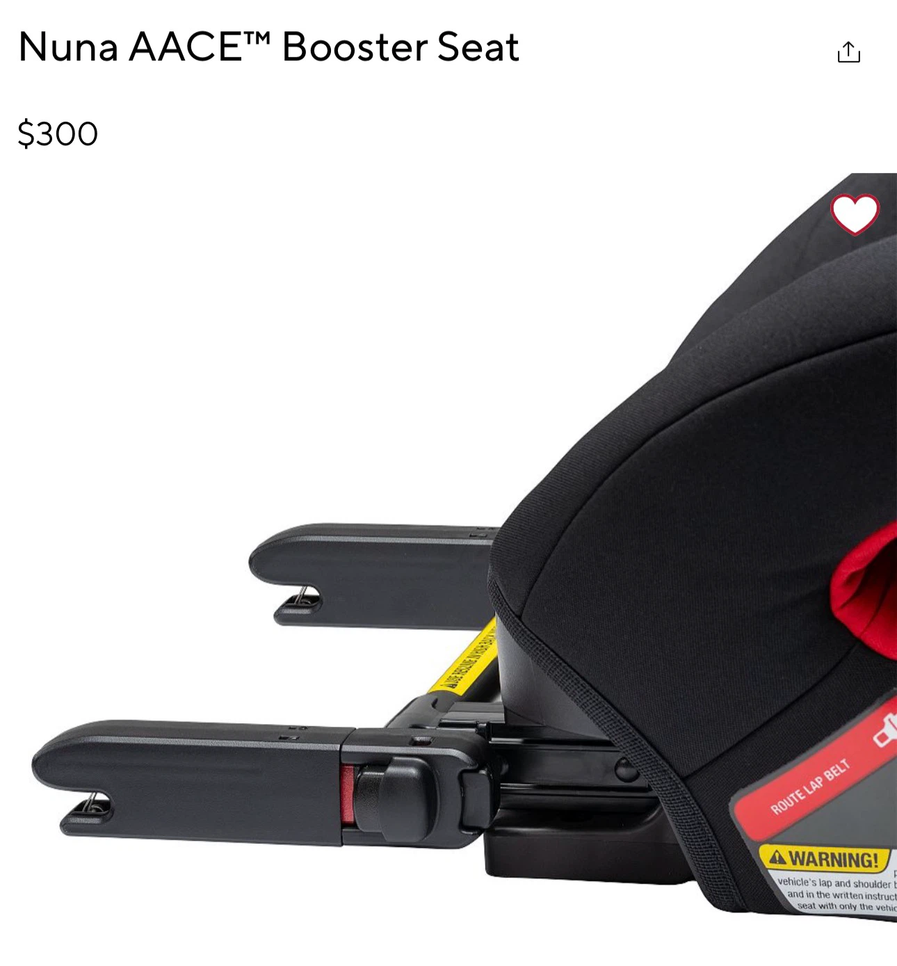 Nuna AACE Booster Seat - photo 4