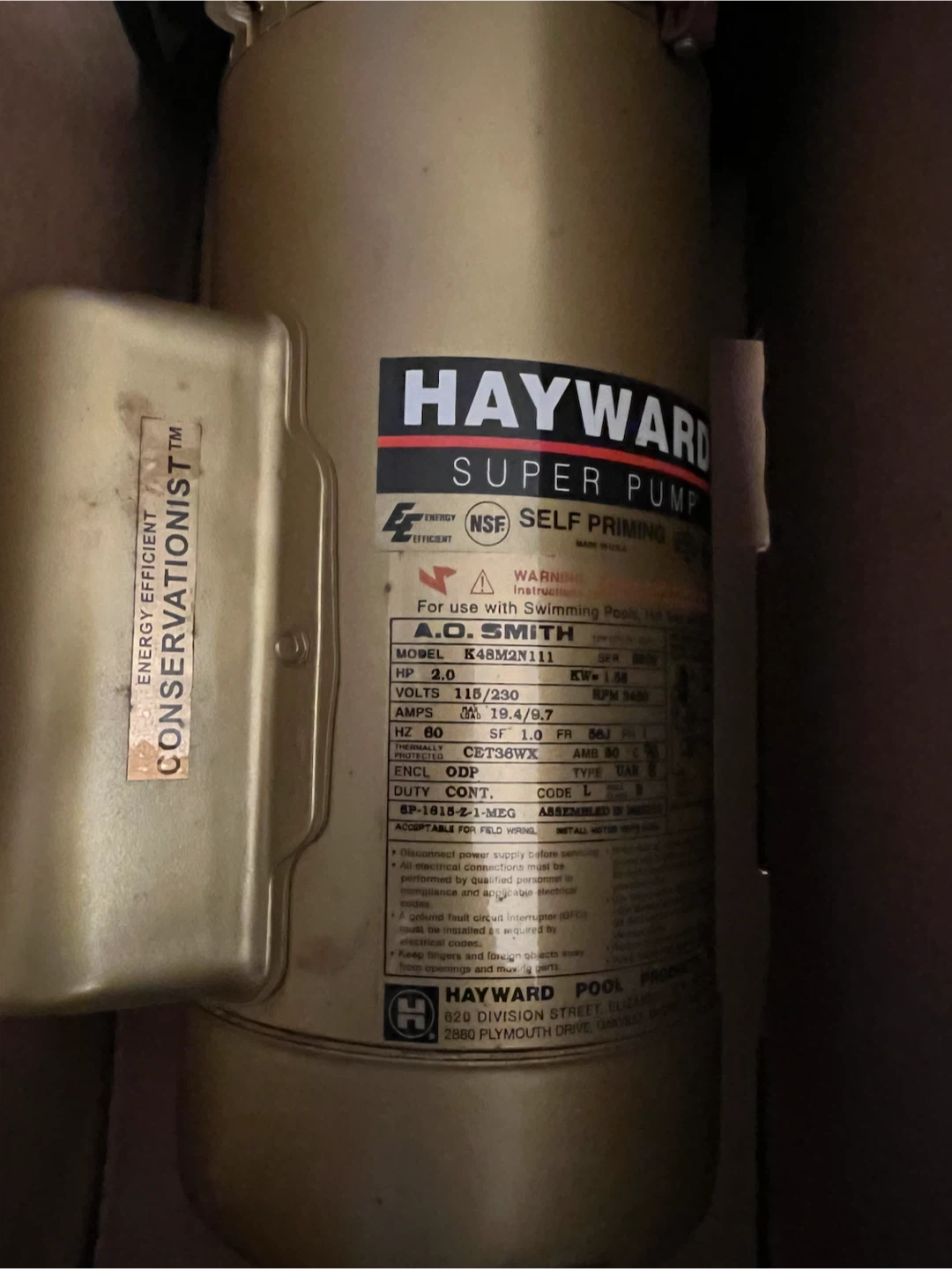 Hayward Super Pump SP2615X20 2 HP Self-Priming Pool Pump - photo 3