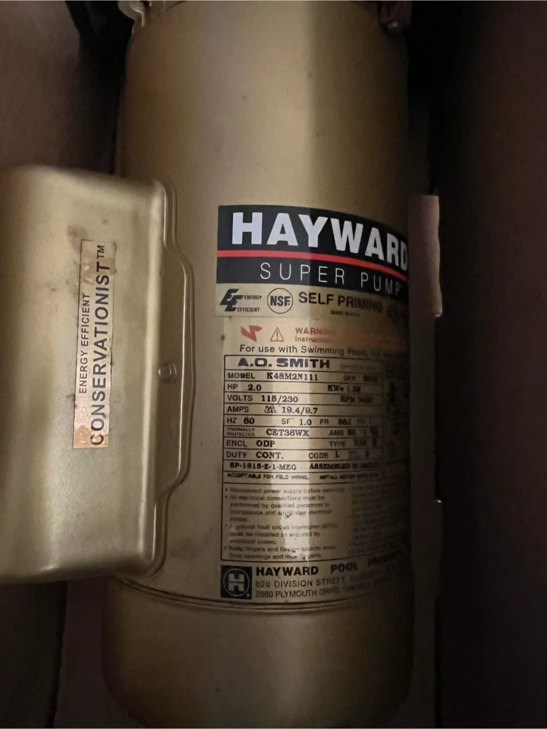 Hayward Super Pump SP2615X20 2 HP Self-Priming Pool Pump - photo 3
