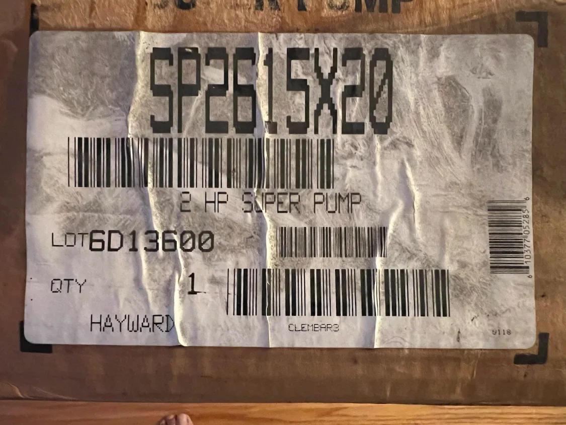 Hayward Super Pump SP2615X20 2 HP Self-Priming Pool Pump - photo 5