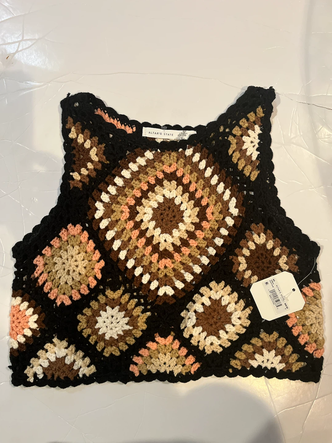 Altar'd State Crochet Square Crop Top