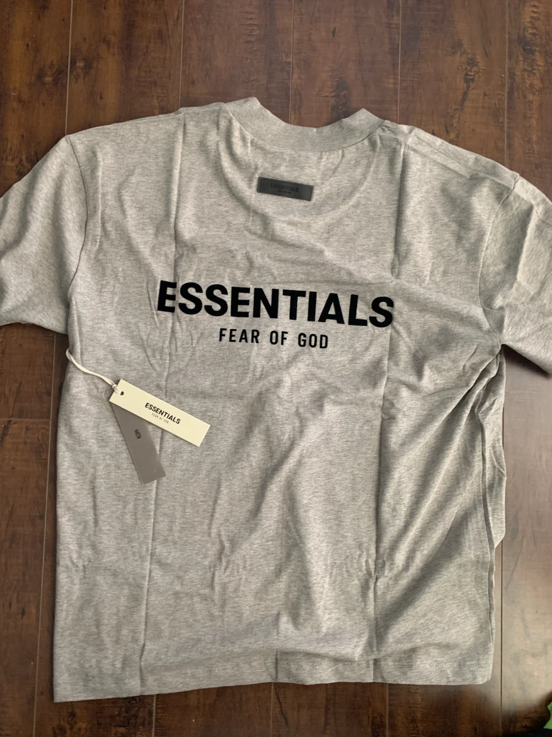 Essentials Fear of God Grey T-Shirt Size M - photo 2
