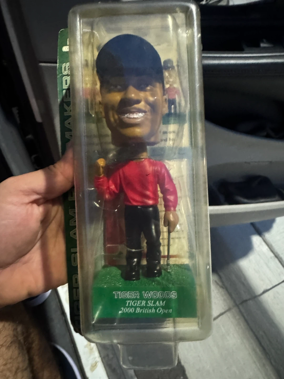 Tiger Woods Bobblehead - Tiger Slam 2000 British Open