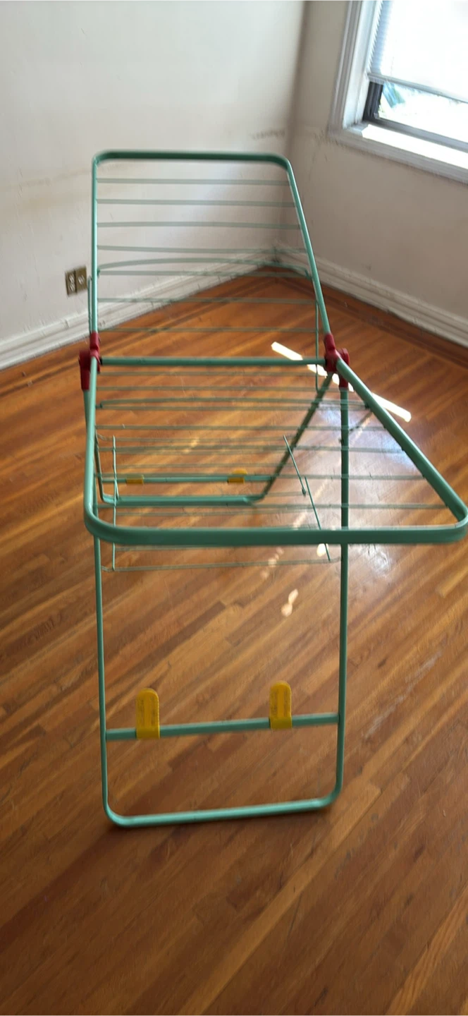Green Folding Drying Rack