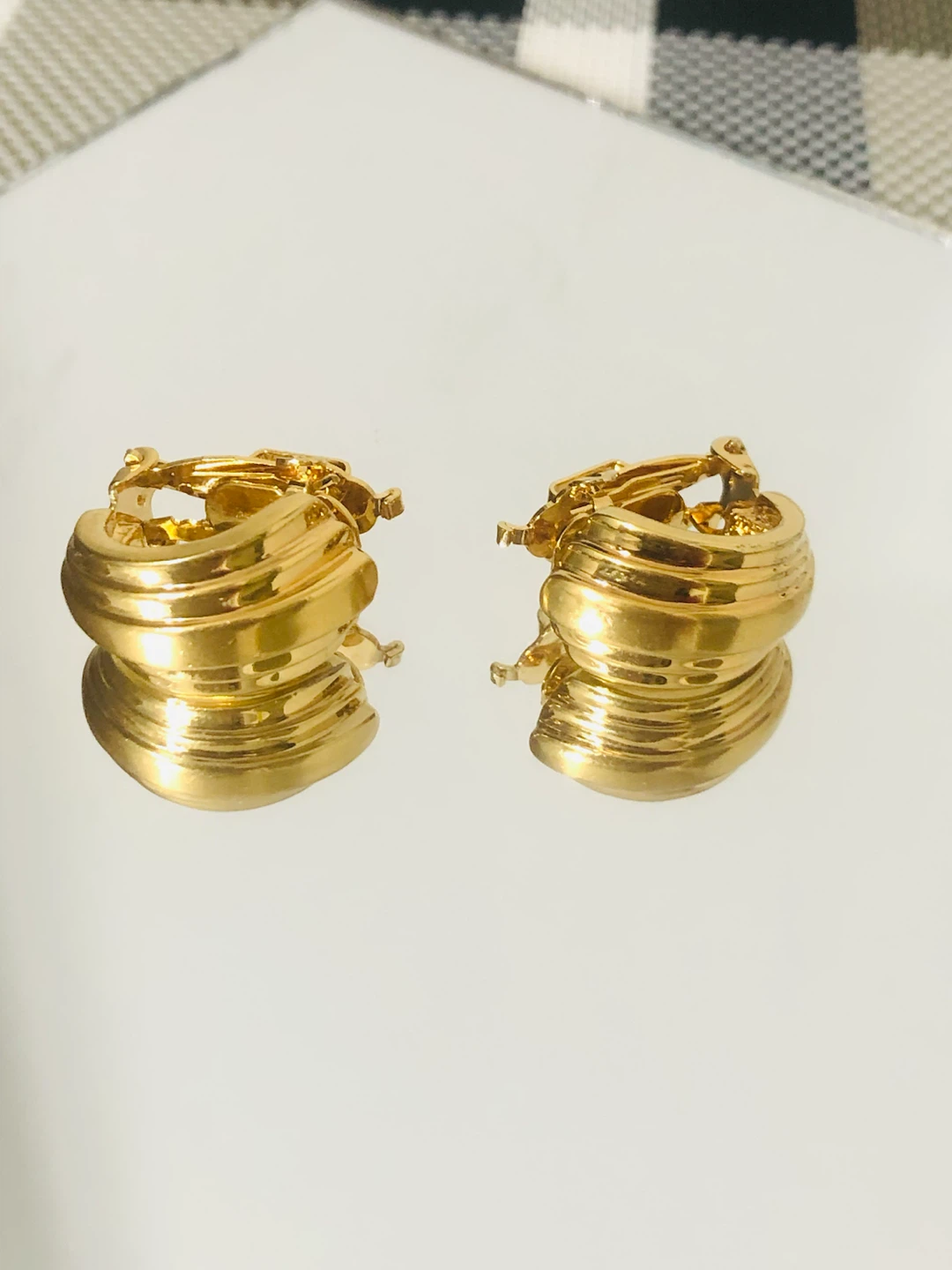 Gold-tone Hoop Earrings FAC