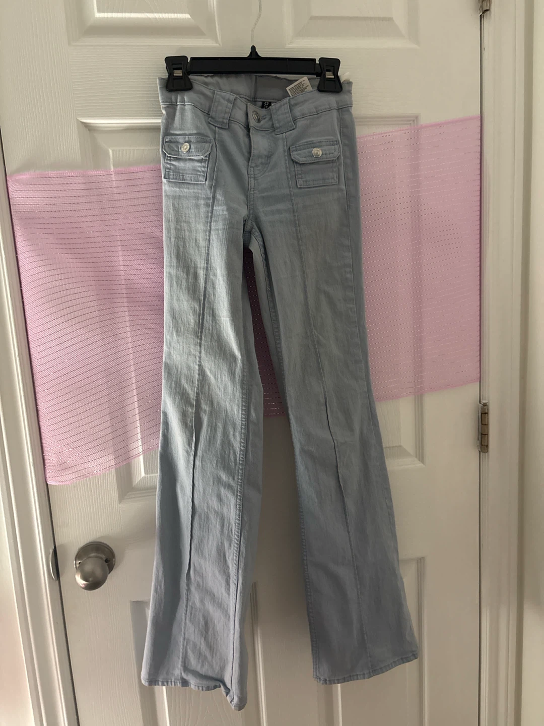 H&M Light Wash Flare Jeans low rise