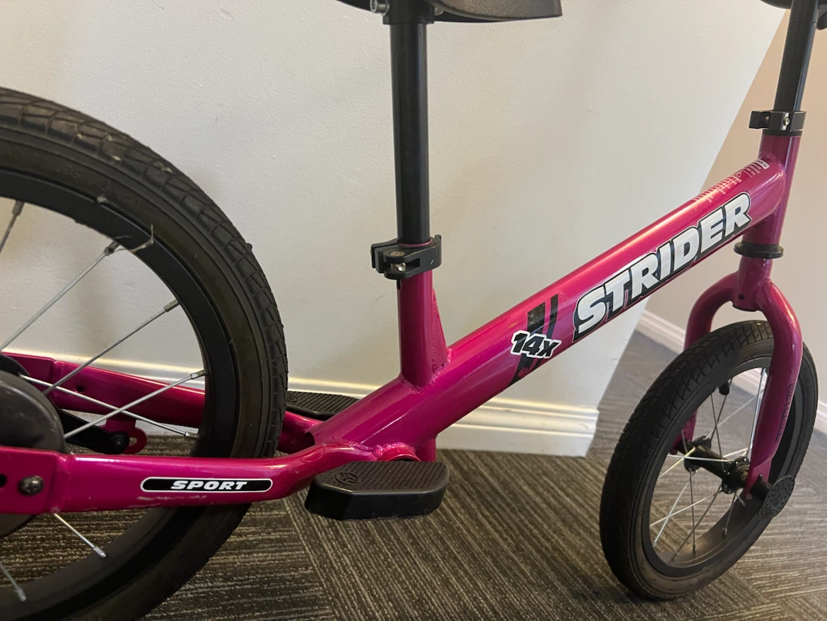 Strider 14x Sport Balance Bike Pink - photo 2