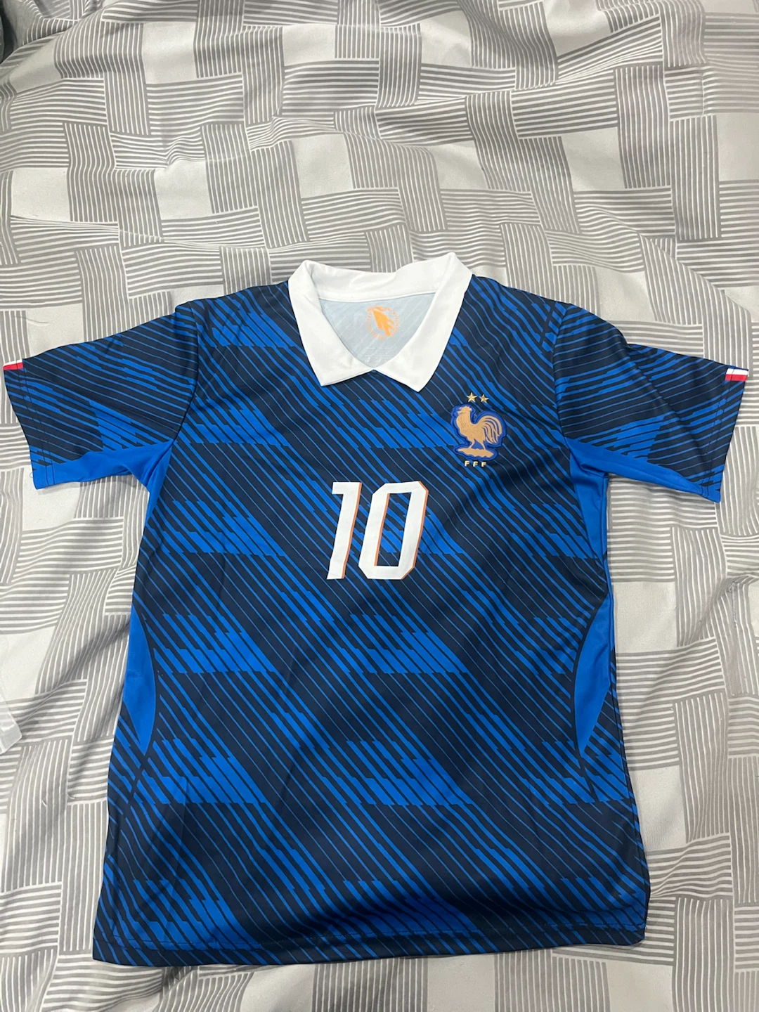 France National Team Soccer Jersey & Shorts Mbappé 10
