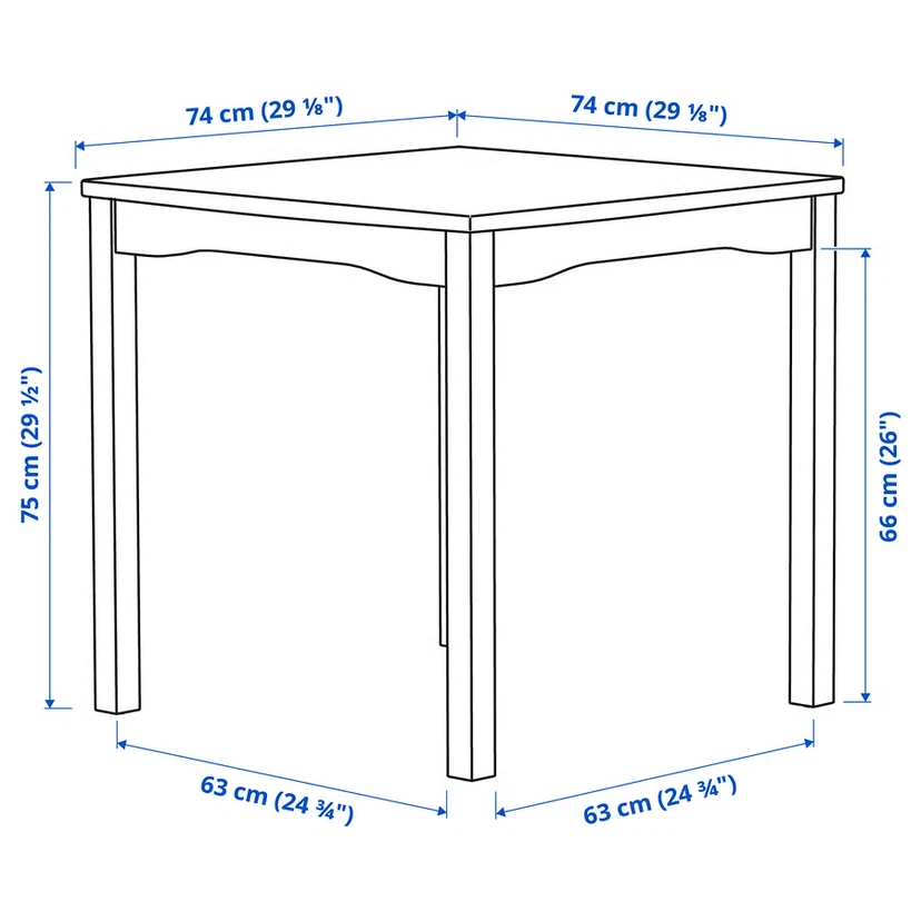 IKEA Hauga chair and table - photo 2