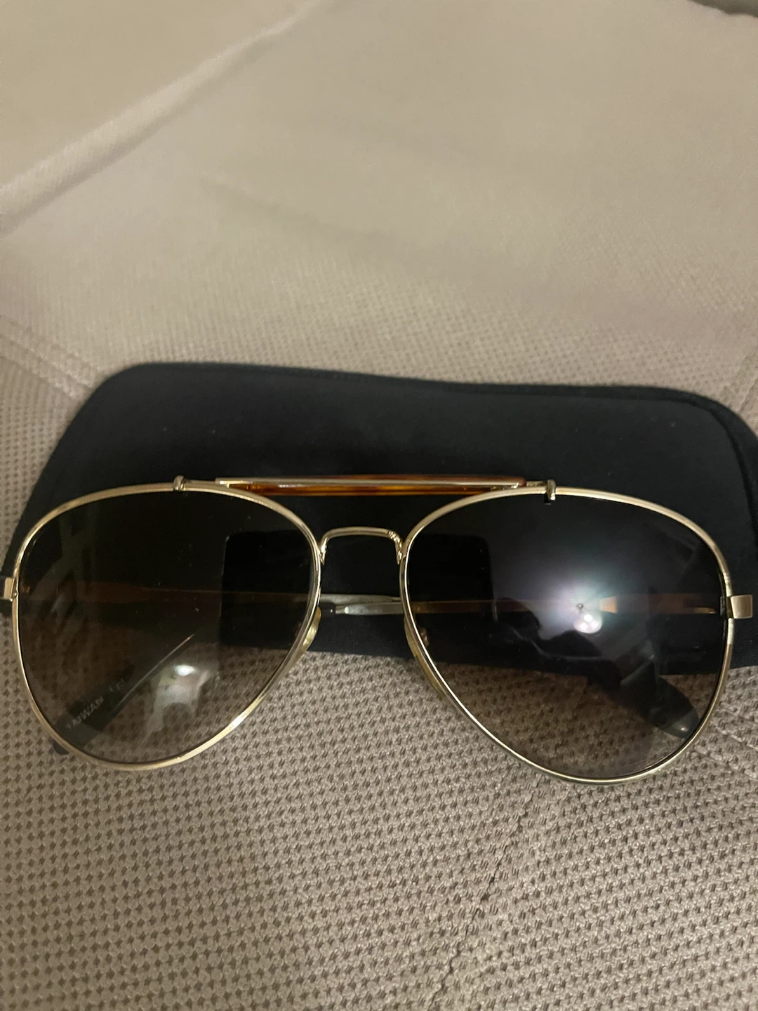 Aviator Sunglasses with Case