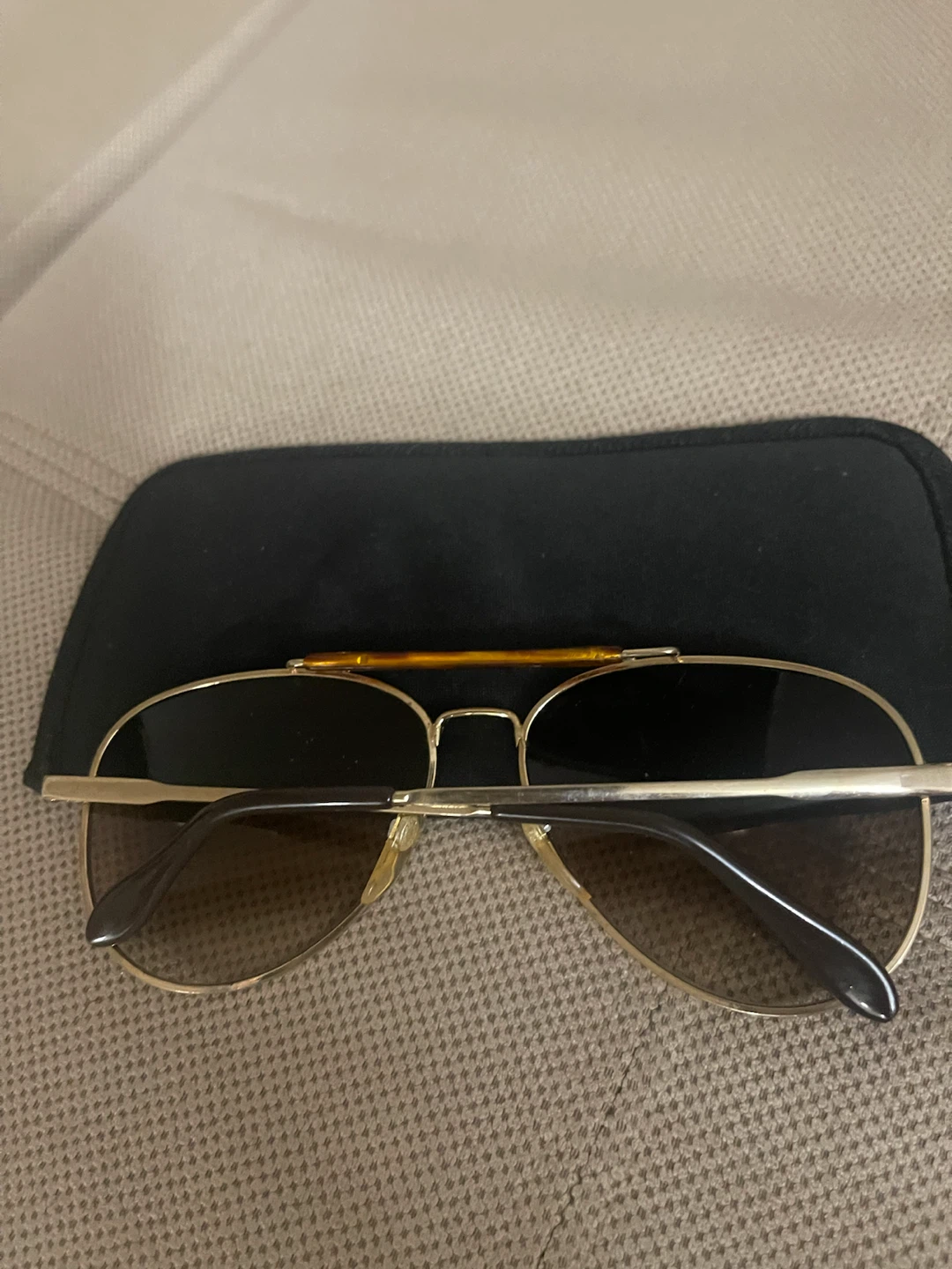 Aviator Sunglasses with Case - photo 2