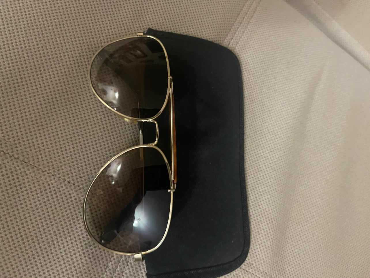 Aviator Sunglasses with Case - photo 3