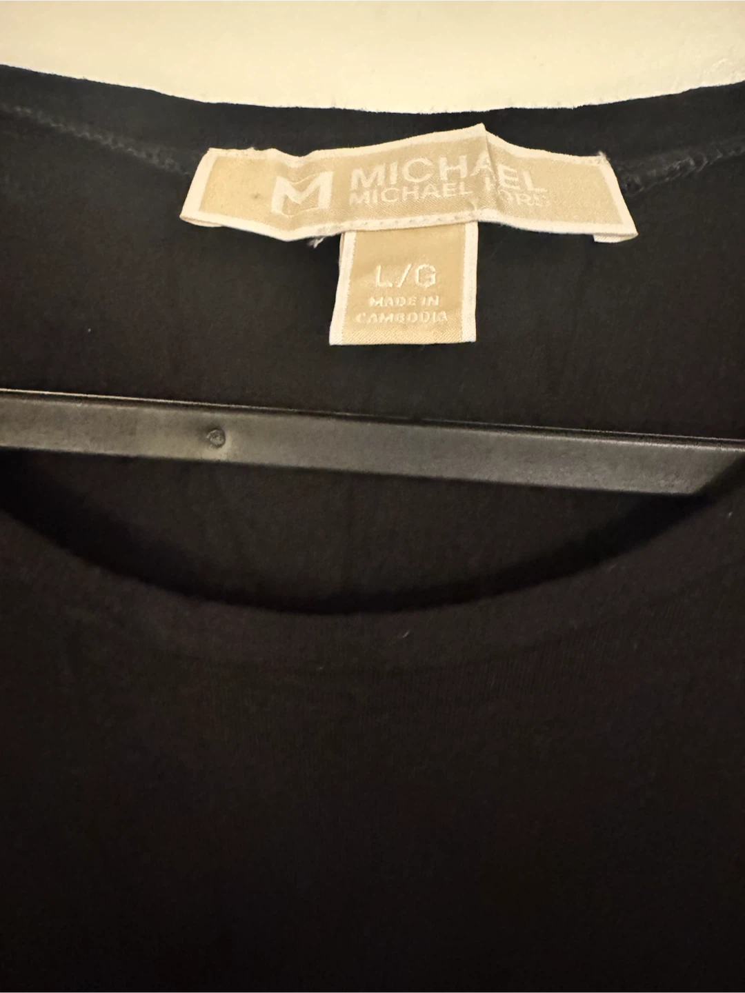 Michael Kors Black Sleeveless Top Size L