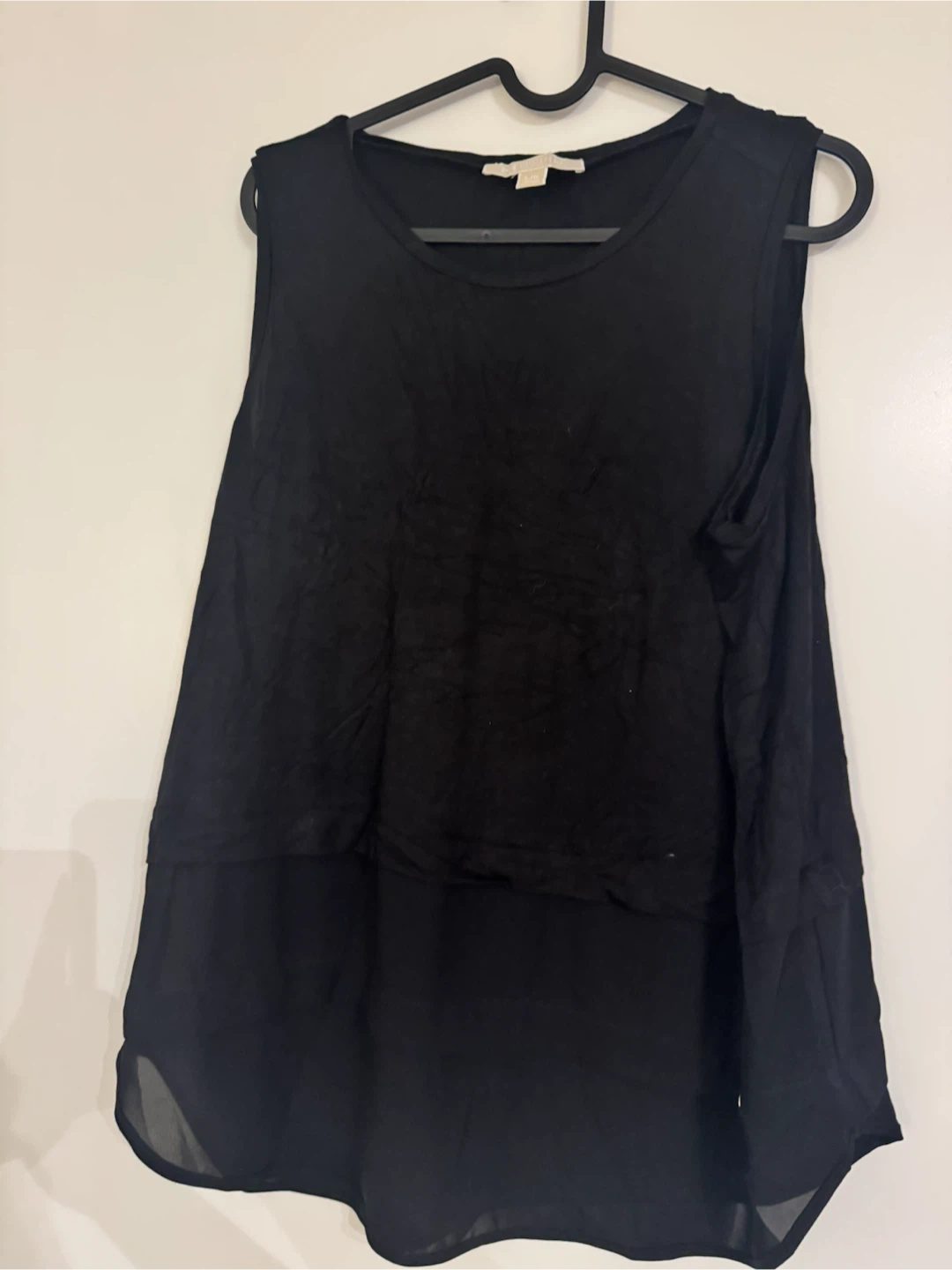 Michael Kors Black Sleeveless Top Size L - photo 2