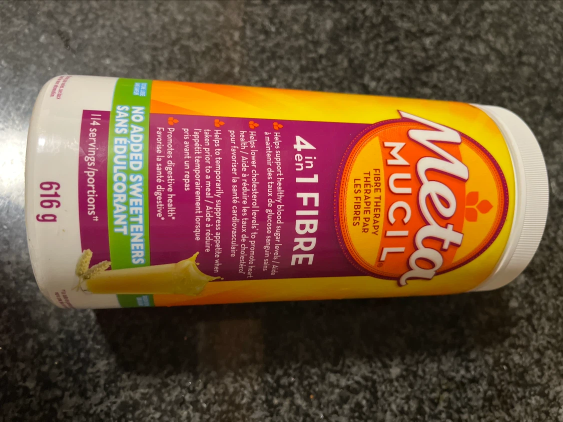 Meta Mucil 4-in-1 Fibre Supplement 616g