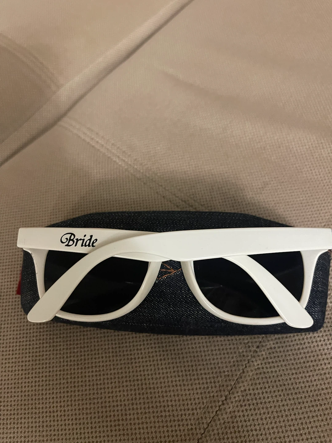 White 'Bride' Sunglasses - photo 3