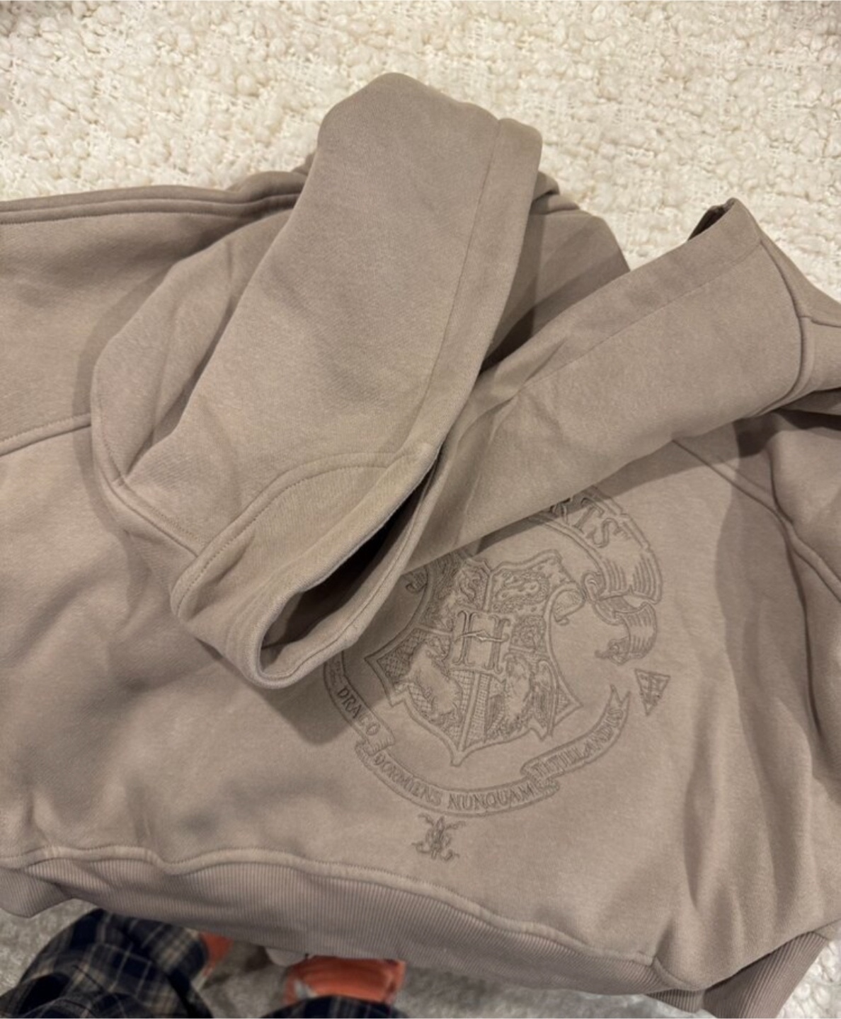 Cropped Zip-Up Hoodie - Hogwarts - photo 4