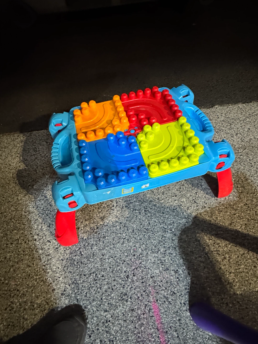 FREE Building Block Activity Table for Kids