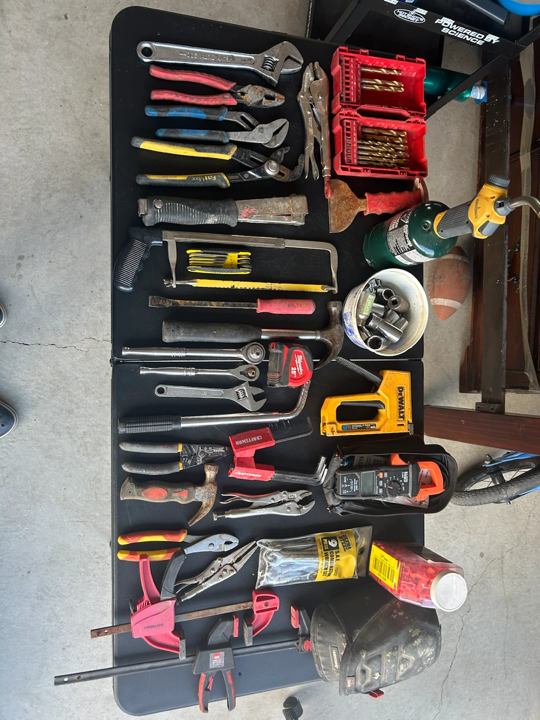 Milwaukee, DeWalt, Craftsman, and Klein  Hand Tool Lot