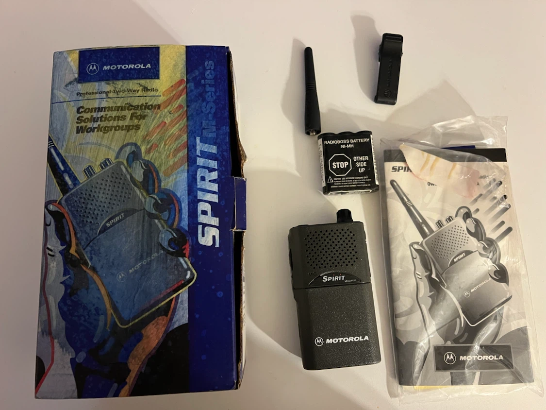Motorola Spirit MU21CV Professional Two-Way Radio