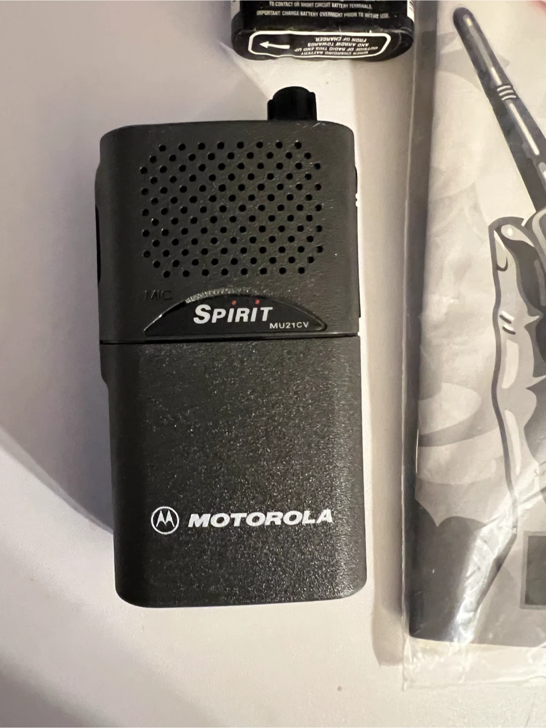 Motorola Spirit MU21CV Professional Two-Way Radio - photo 2