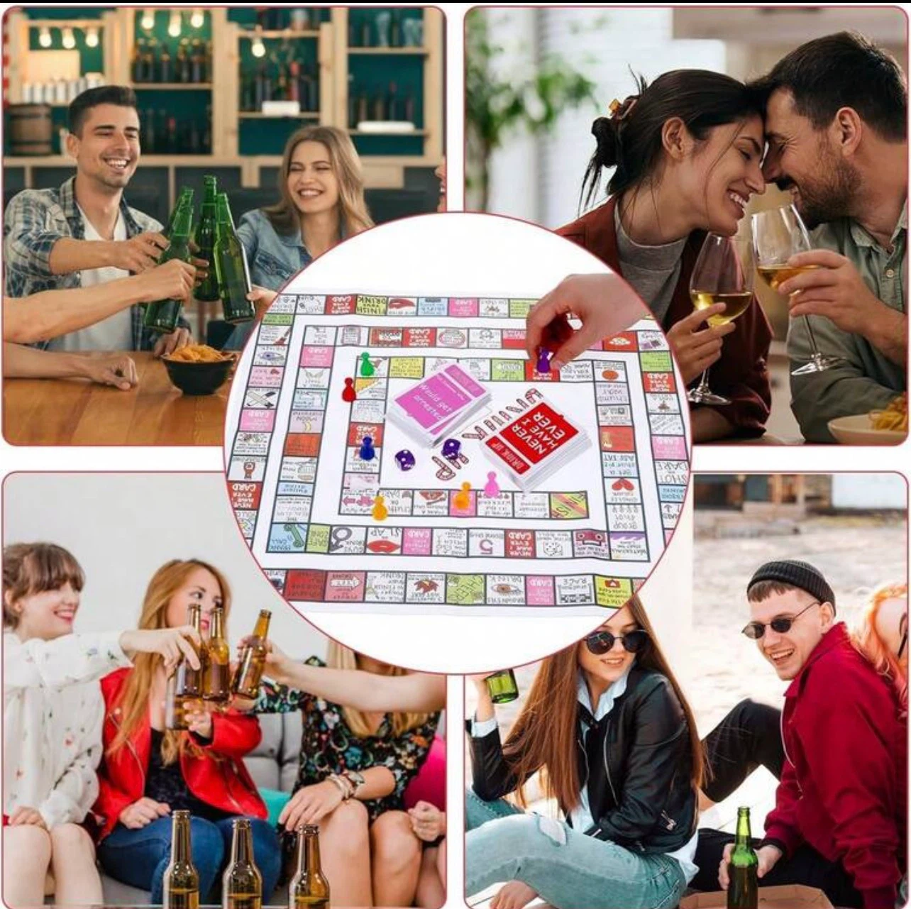 Drink Up! Never Have I Ever & Pick Someone Who Board Game - photo 2