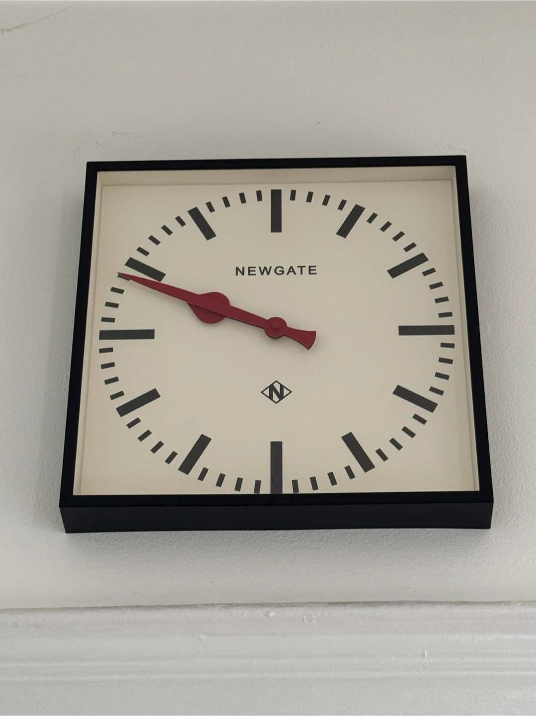 Newgate Wall Clock - Black Frame