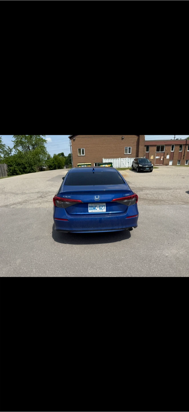 Blue Honda Civic Sedan - photo 2