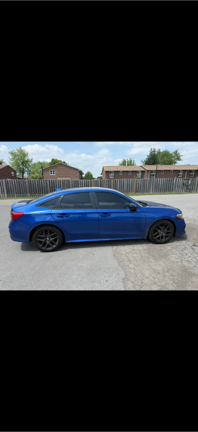 Blue Honda Civic Sedan - photo 3