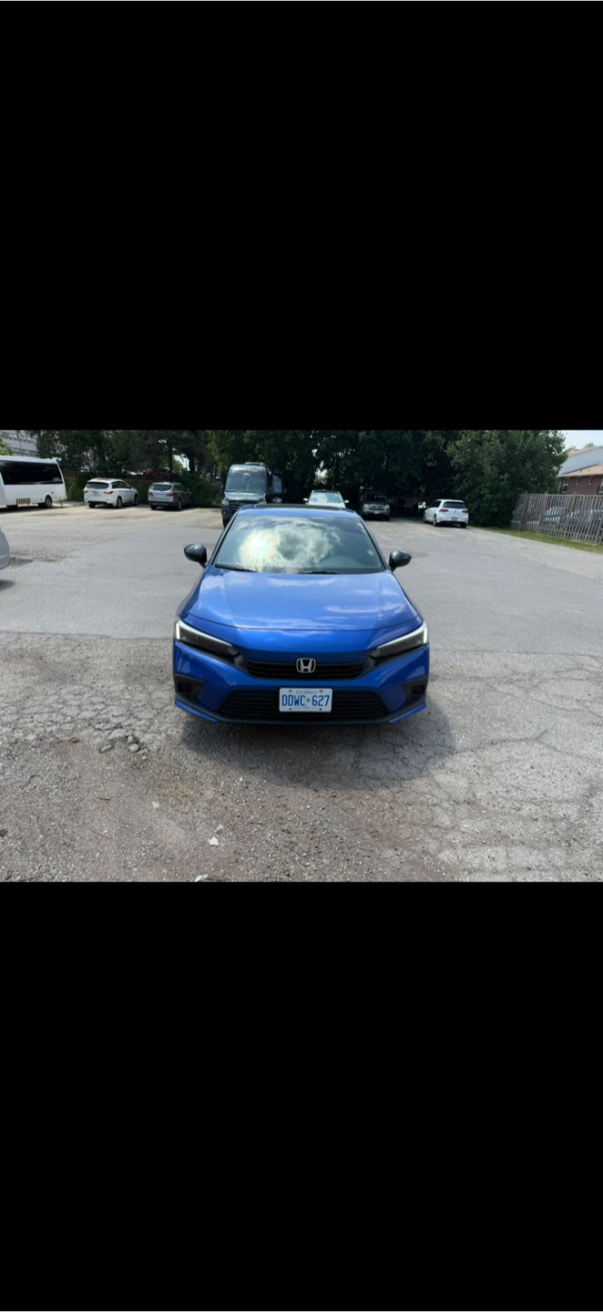 Blue Honda Civic Sedan - photo 4