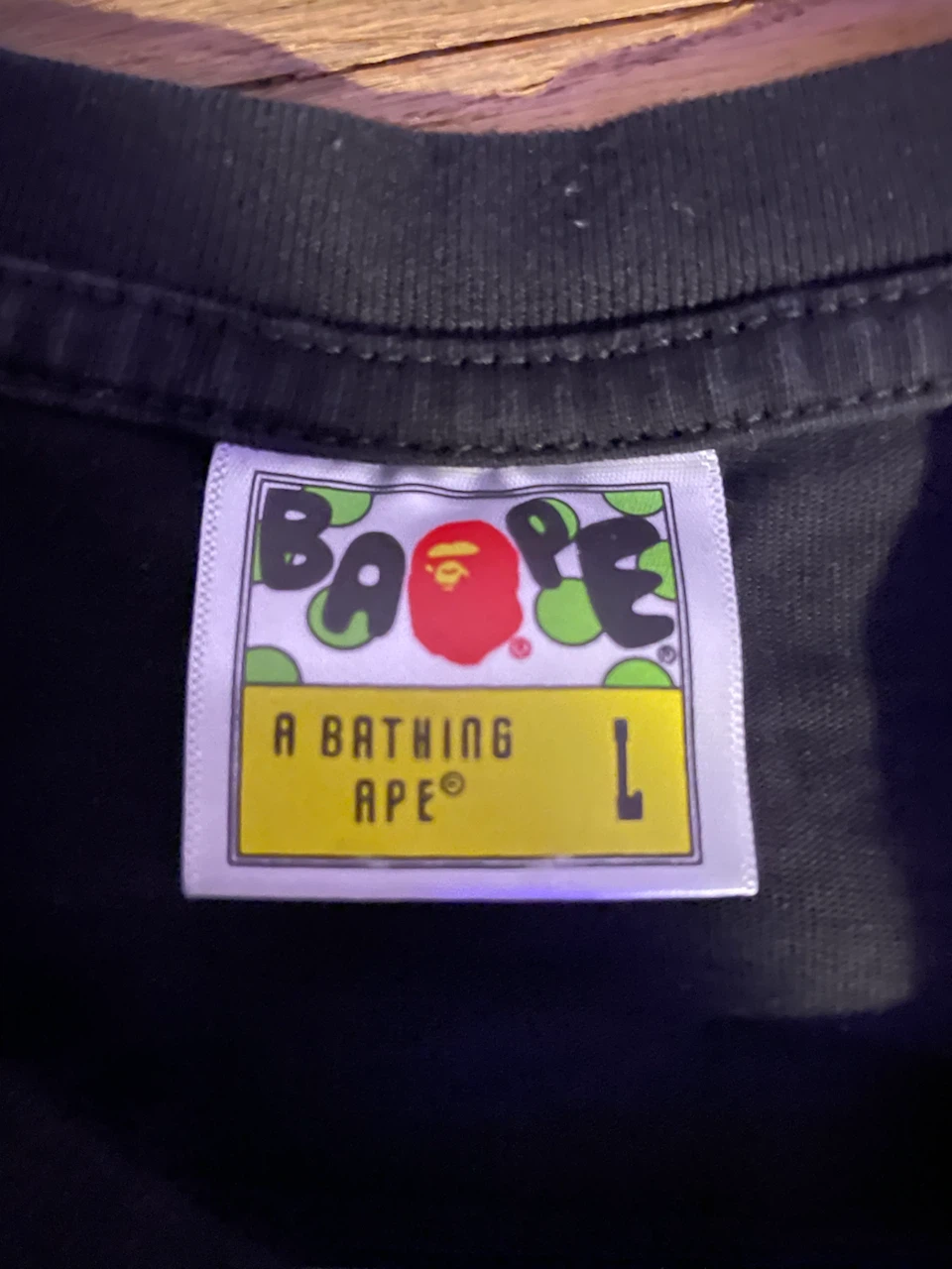 A Bathing Ape BAPE T-Shirt - Black - Size L - photo 3