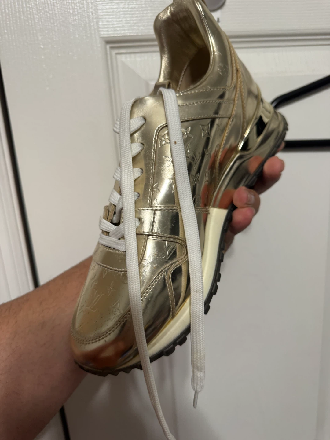 Louis Vuitton Gold Sneakers
