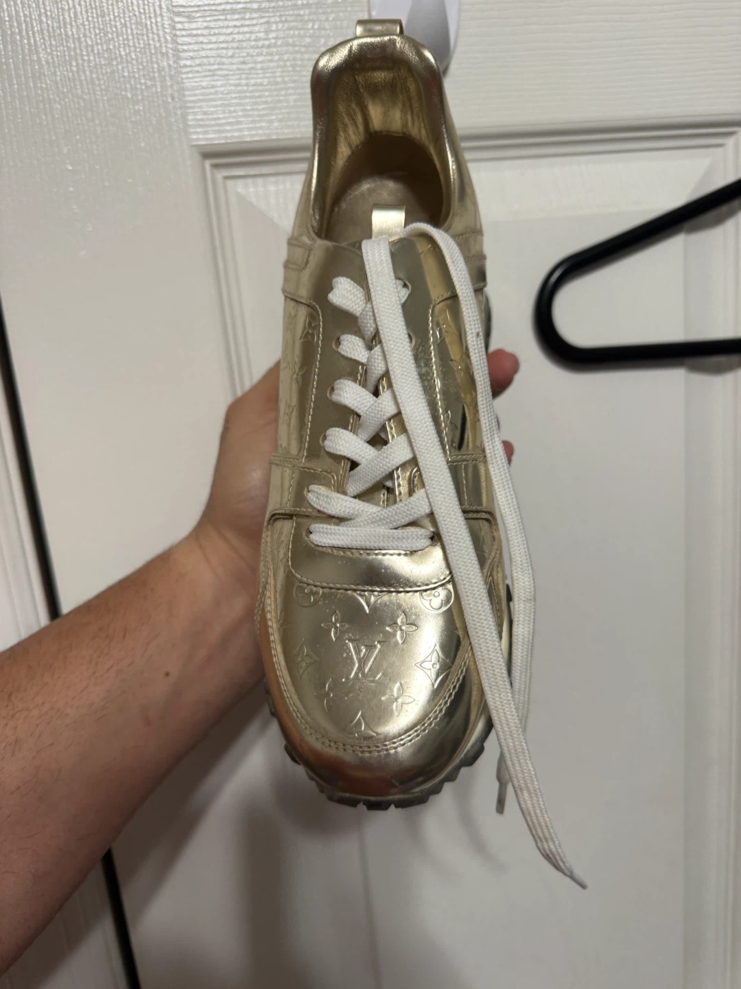 Louis Vuitton Gold Sneakers - photo 2