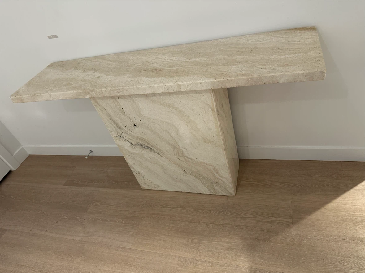 Custom Marble Console Table - photo 2