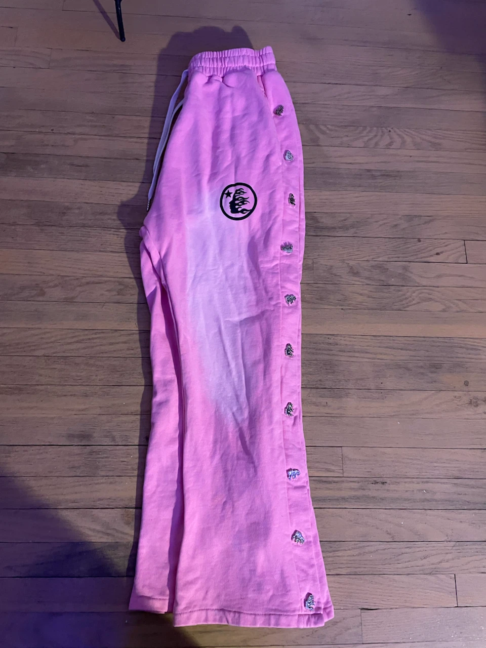 Pink Snap Button Sweatpants - photo 2