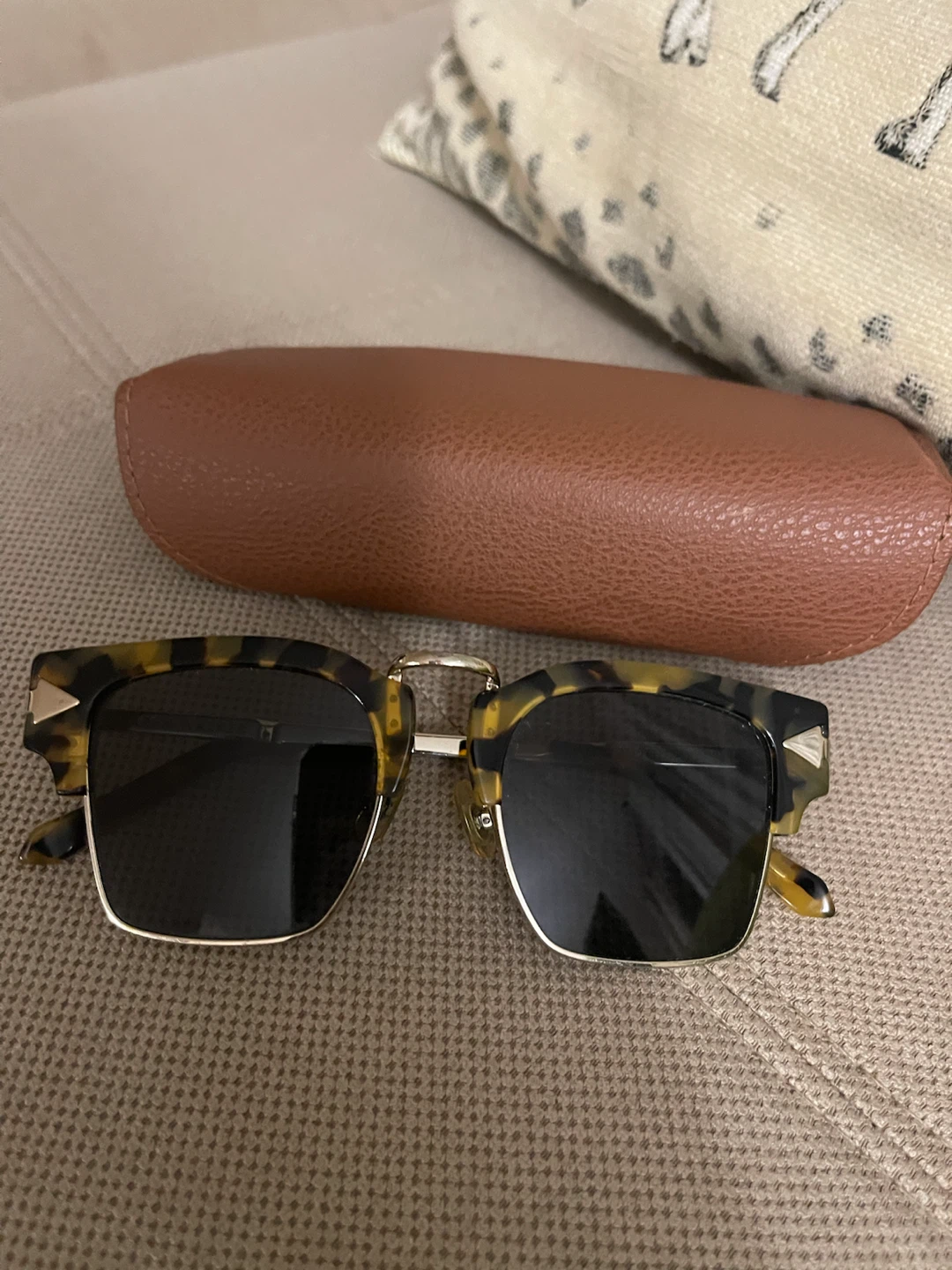 Karen Walker Sunglasses with Case