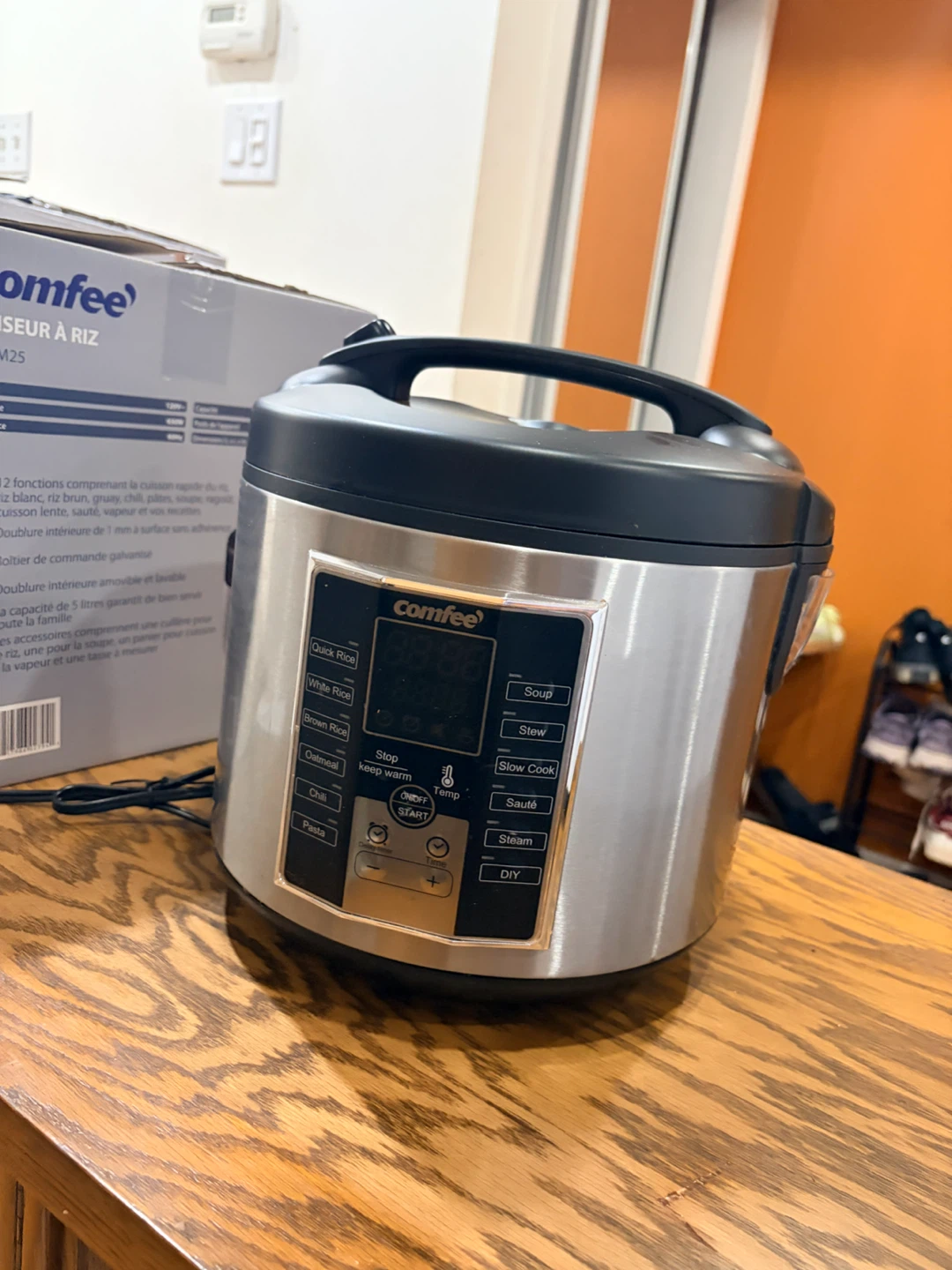 Comfee Rice Cooker with Steamer Basket