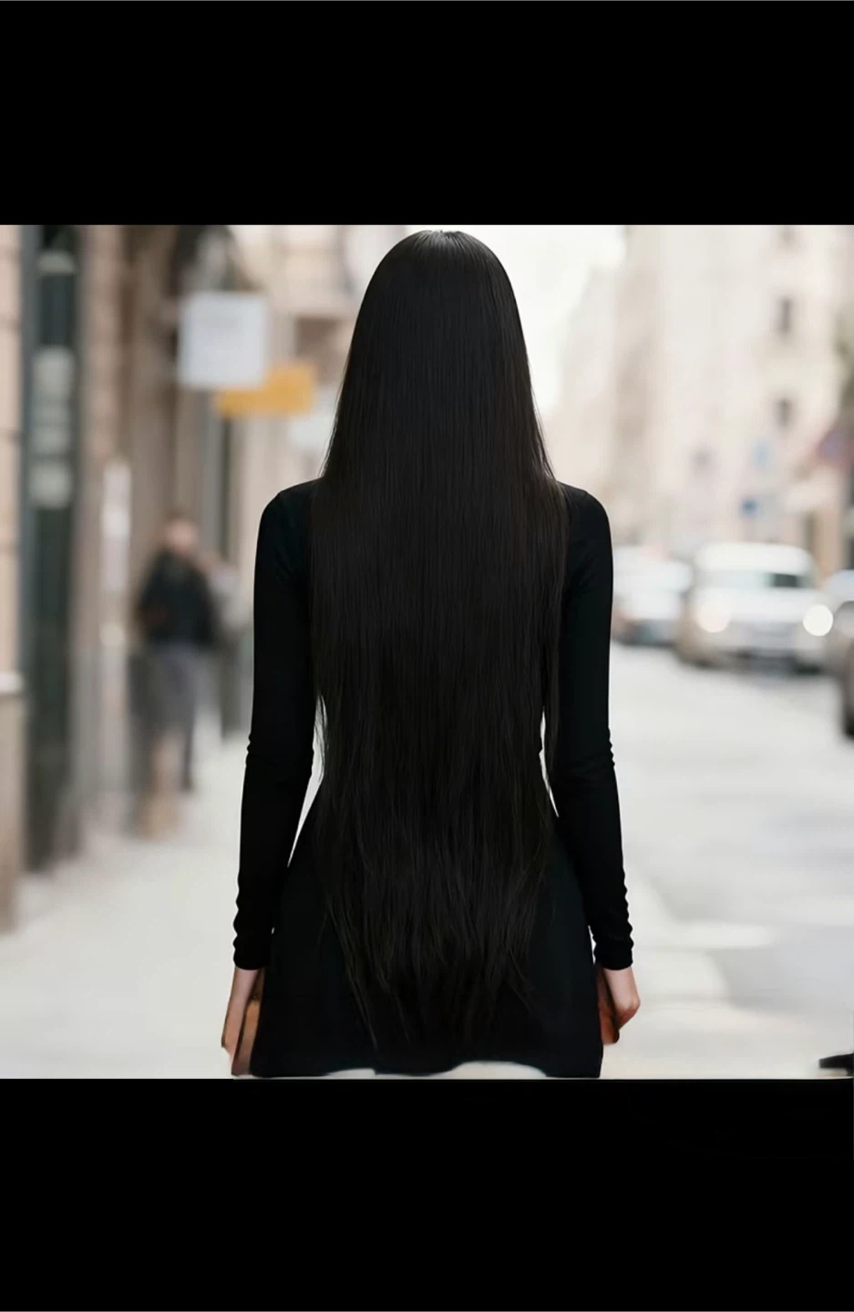 Black Long Sleeve Turtleneck Dress - photo 5
