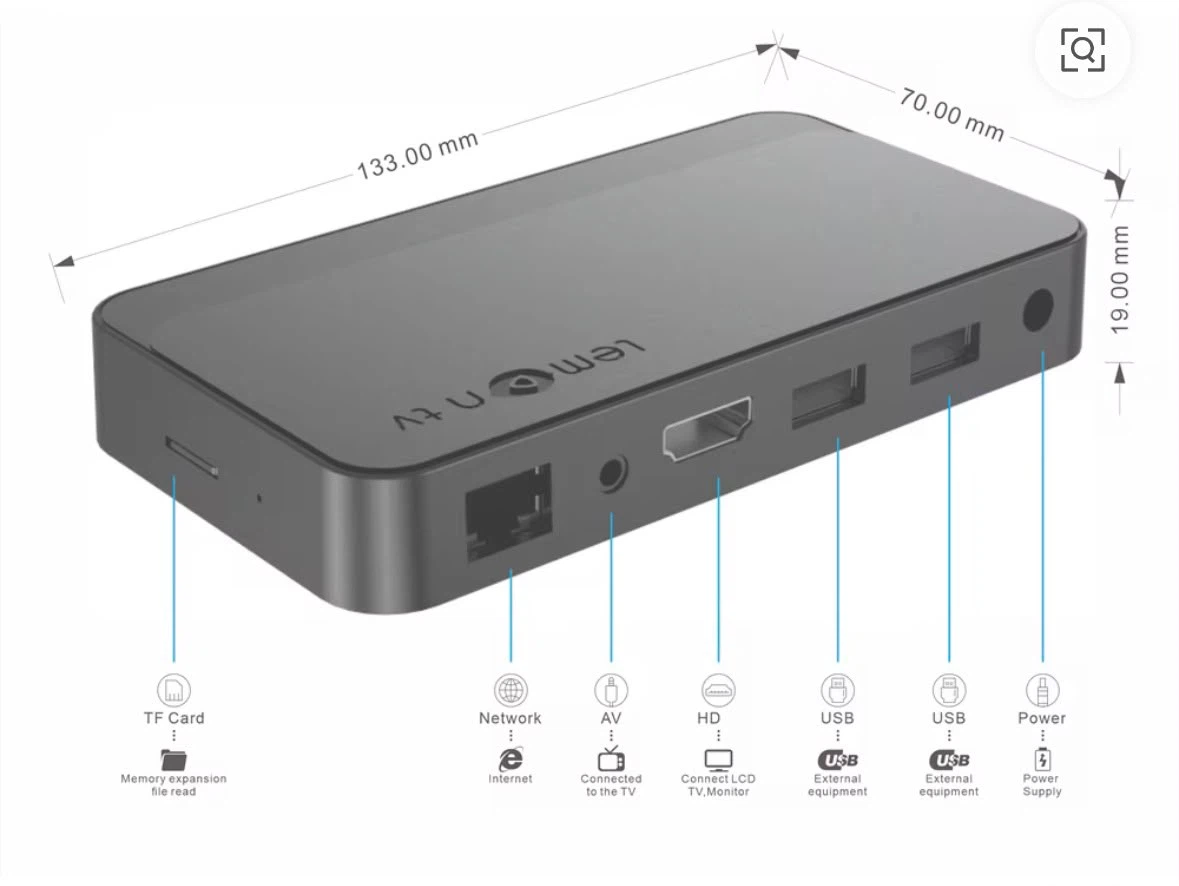 Lemon TV 4K Android TV Box - photo 2