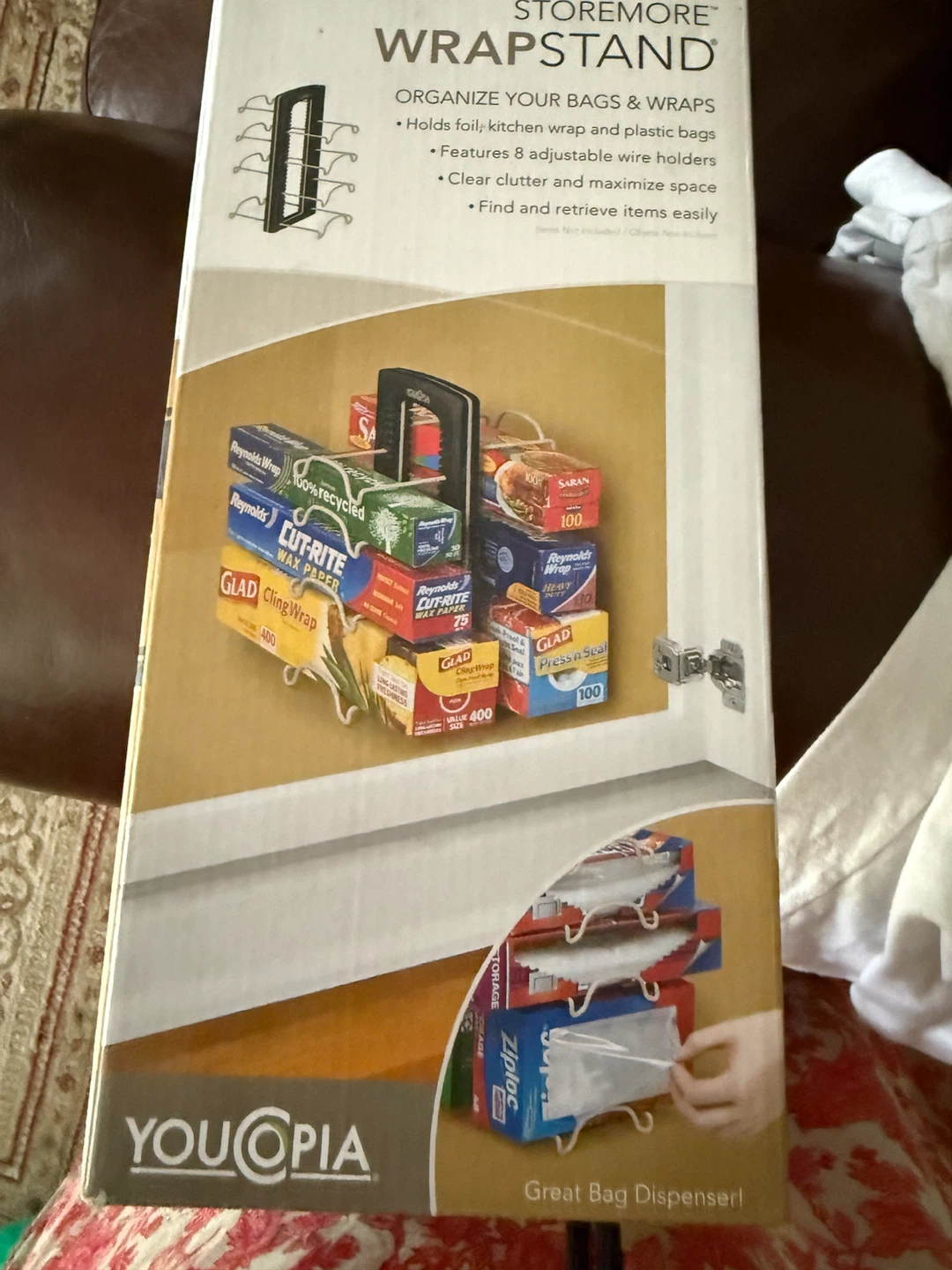 StoreMore WrapStand Organizer